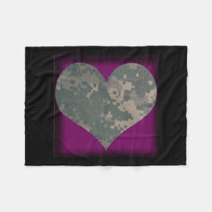 Acu Military Uniform Troops Camo Camouflage Fleece Blanket