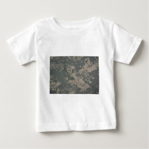 Acu Pattern Camouflage Troops Digital Art Peace Baby T-Shirt