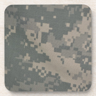 Acu Pattern Camouflage Troops Digital Art Peace Coaster