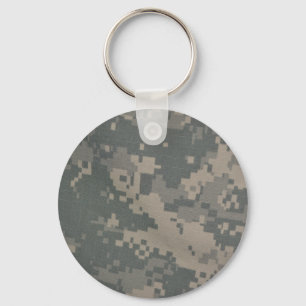 Acu Pattern Camouflage Troops Digital Art Peace Key Ring