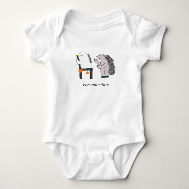 acupuncture baby bodysuit (Front)