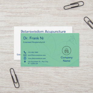 Acupuncture Business Card  TCM Business card