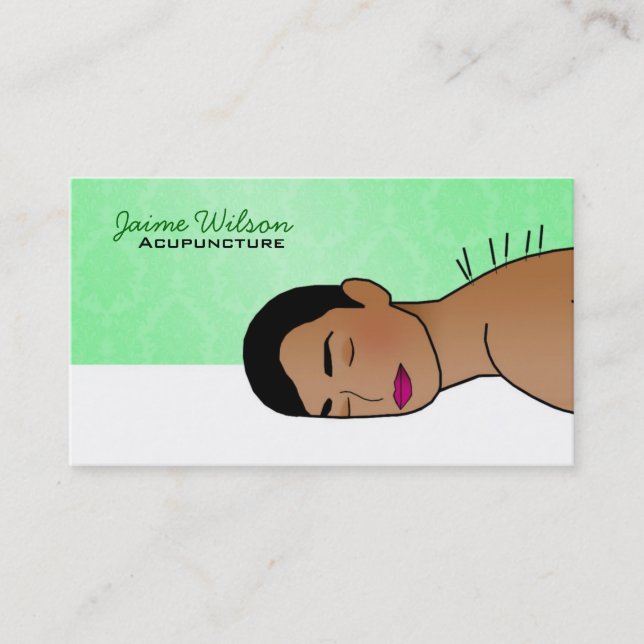 Acupuncture business cards (Front)