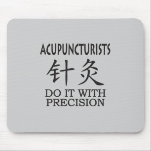 Acupuncture humour mouse pad