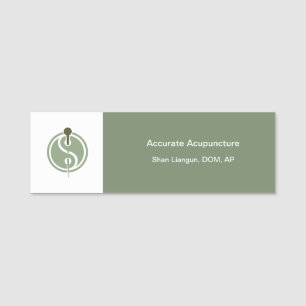 Acupuncture Integrative Medicine Name Tags