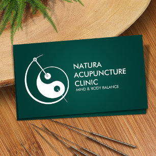 Acupuncture Needle - Yin Yang  Business Card