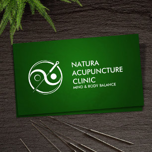 Acupuncture Needle - Yin Yang  Business Card