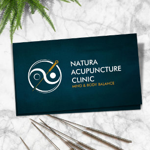 Acupuncture Needle - Yin Yang  Business Card