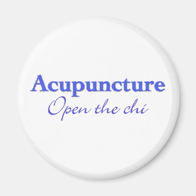 Acupuncture - Open the chi Magnet (Front)