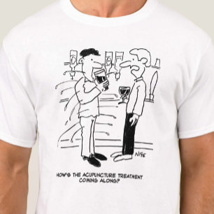 Acupuncture Treatment Cartoon T-Shirt