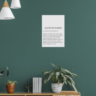 Acupuncture Wall Chart Acupuncturist wall chart