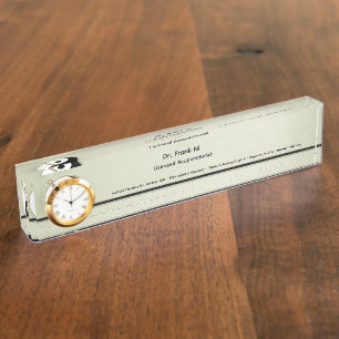 Acupuncturist Desk Name Plate