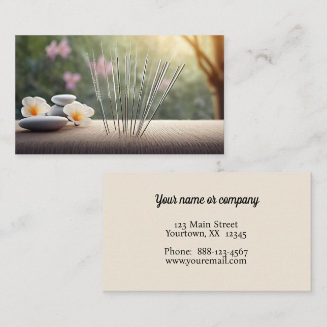 Acupunture Business Card (Front/Back)