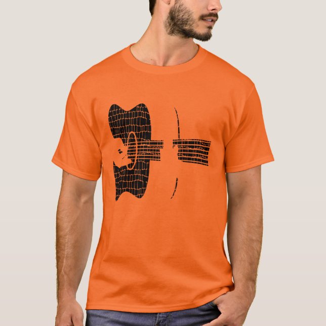 Acustic guitar hands T-Shirt (Front)