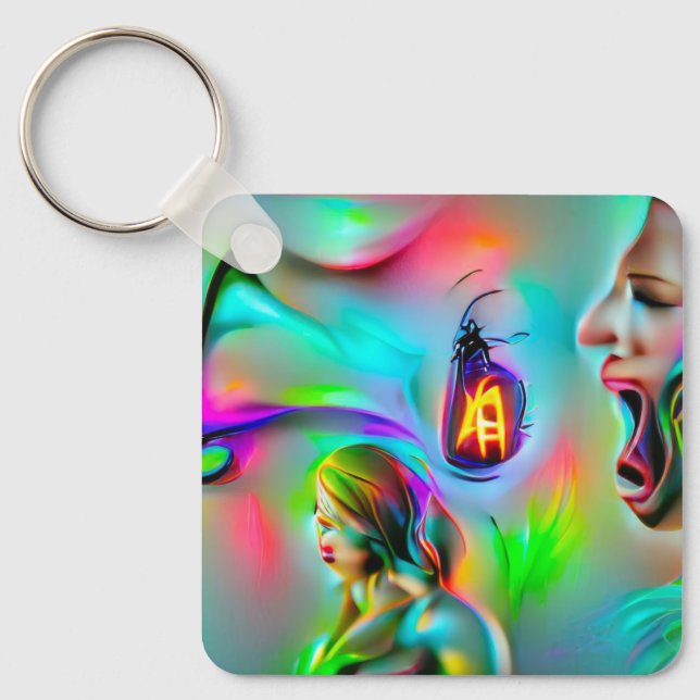Acusticophobia Key Ring (Front)