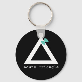 Acute Triangle Keychain