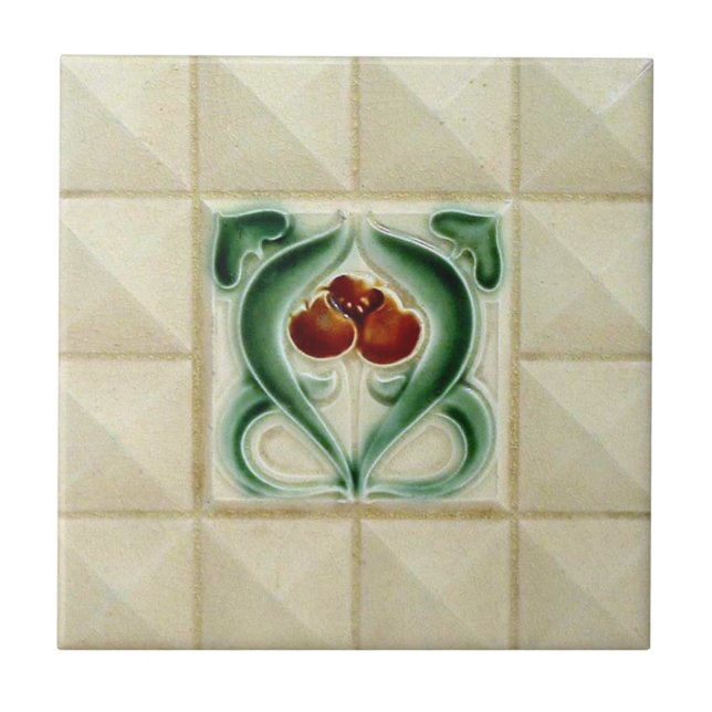 AD014 Art Deco Reproduction Ceramic Tile (Front)
