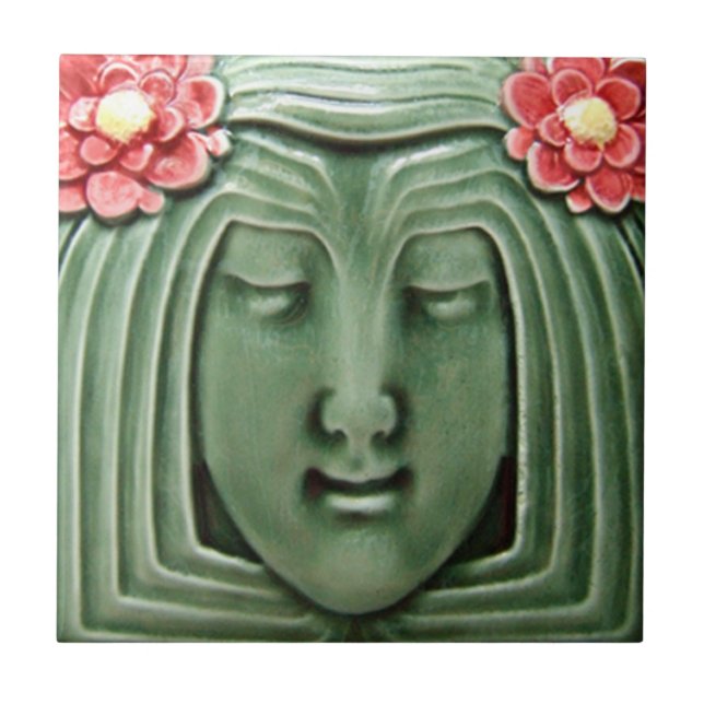 AD024 Art Deco Reproduction Ceramic Tile (Front)