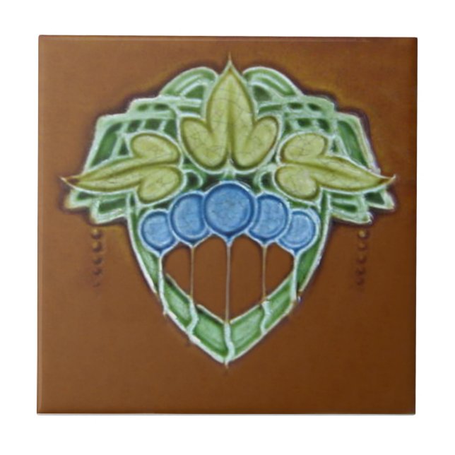 AD045 Art Deco Reproduction Ceramic Tile (Front)