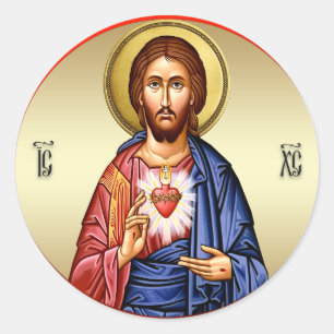 AD 002 - Jesus Christ Classic Round Sticker