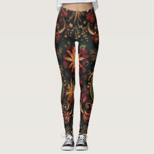 AD 014 - Christmas digital graphic pattern Leggings