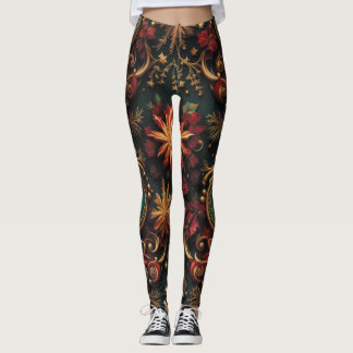 AD 014 - Christmas digital graphic pattern Leggings