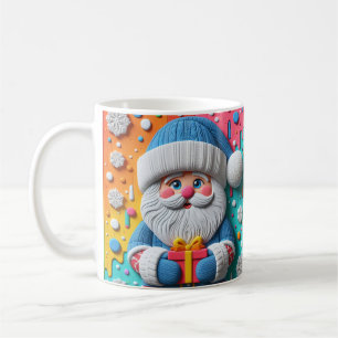 AD 017 - Christmas digital graphic Santa Claus 3d Coffee Mug