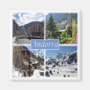 AD * Andorra Magnet