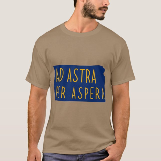 Ad astra per astra 1 T-Shirt (Front)