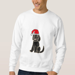 AD- Labradoodle in Santa Hat Shirt