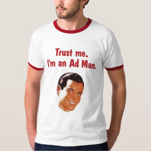 Ad Man ringer t-shirt