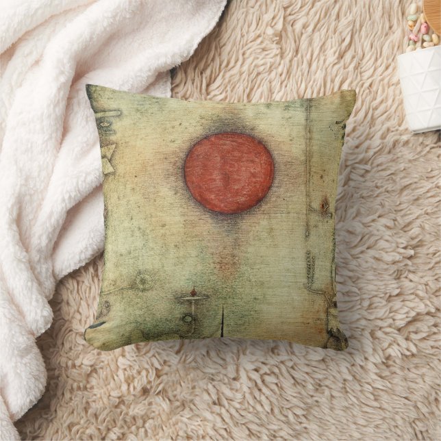 Ad Marginem by Paul Klee, Abstract Art Cushion (Blanket)