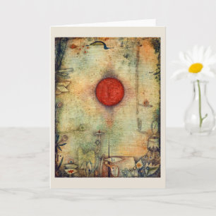 Ad marginem - Paul Klee - modern art painting Card