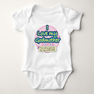 Ad paid for by my Godmother pk Baby Bodysuit