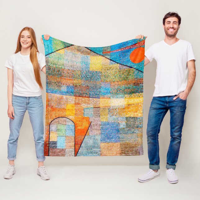 Ad Parnassum, Paul Klee Fleece Blanket (In Situ)