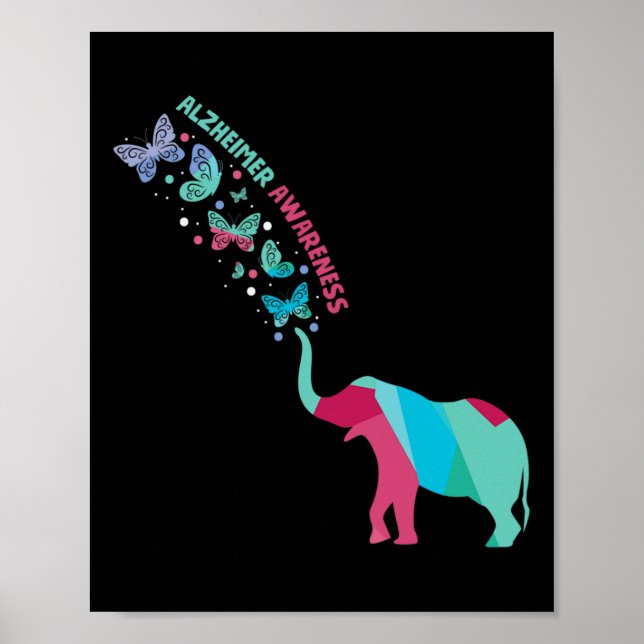 Ad Patient Disorder Butterfly Elephant  Poster (Front)