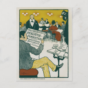 Ad Poster 1895 Postcard