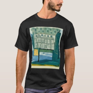 Ad Reinhardt AI Green Sign City Day Abstract Art G T-Shirt