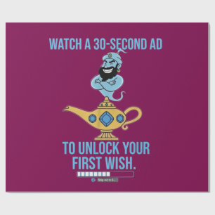 Ad-Supported Magic Wrapping Paper