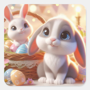 Ada and Xandyr Square Sticker