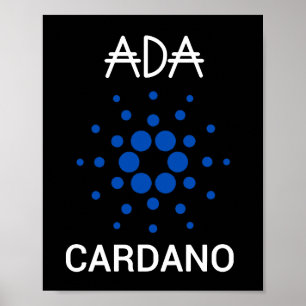 ADA Cardano Crypto Coin Poster