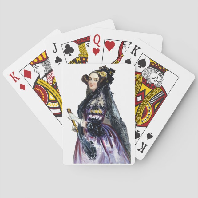 ada countess of lovelace playing cards (Back)