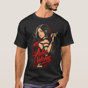 Ada Horror Wong Art 74 Basic Dark T-Shirt