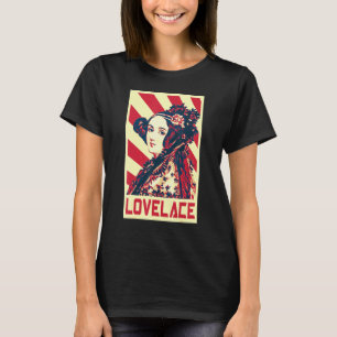 Ada Lovelace British Flag Propaganda T-Shirt