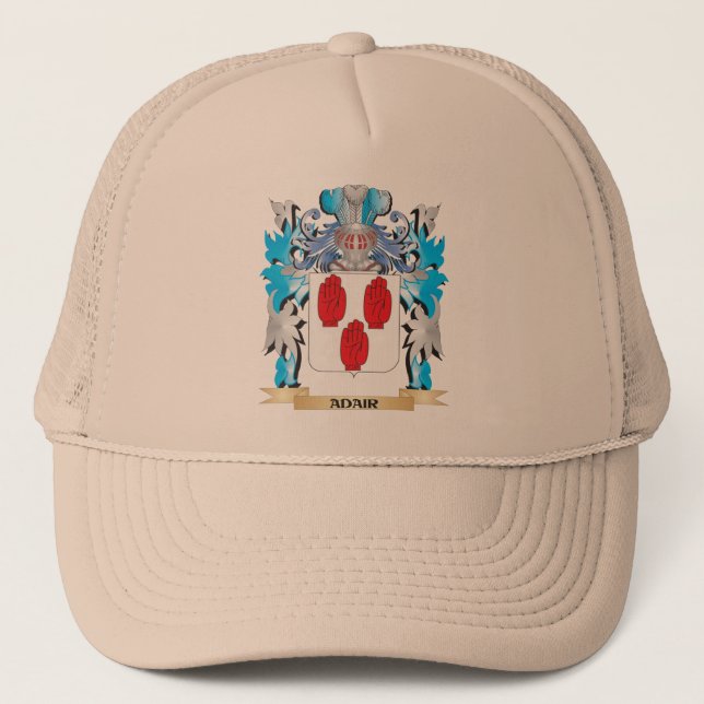 Adair Coat Of Arms Trucker Hat (Front)