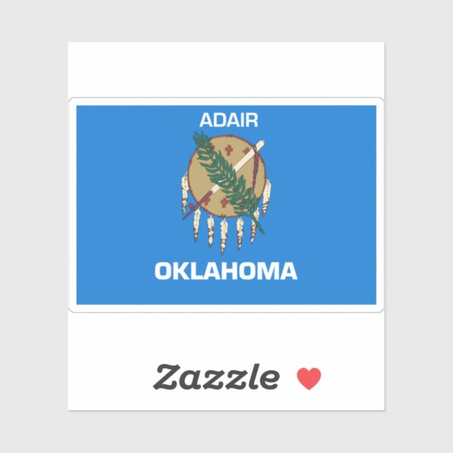 Adair Oklahoma Flag (Sheet)