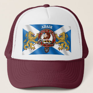 Adair Tartan Clan Badge Scottish Trucker Hat