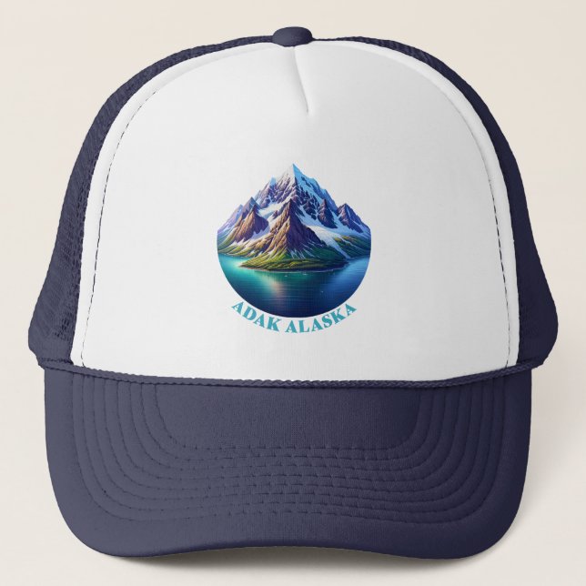 Adak Alaska Trucker Hat (Front)