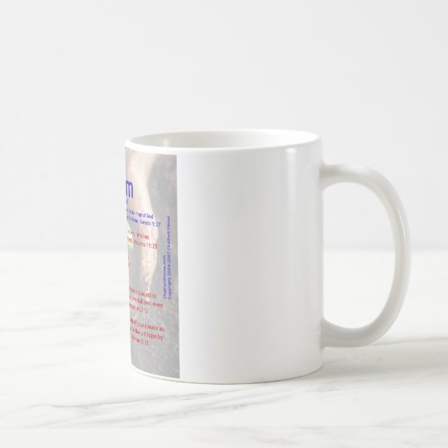 Adam Acrostic Coffee Mug (Right)