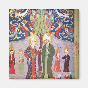 Adam and Eve and their Thirteen Twins Magnet